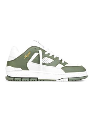 White and green Area sneakers AXEL ARIGATO | F2544001WHITEDKGREEN